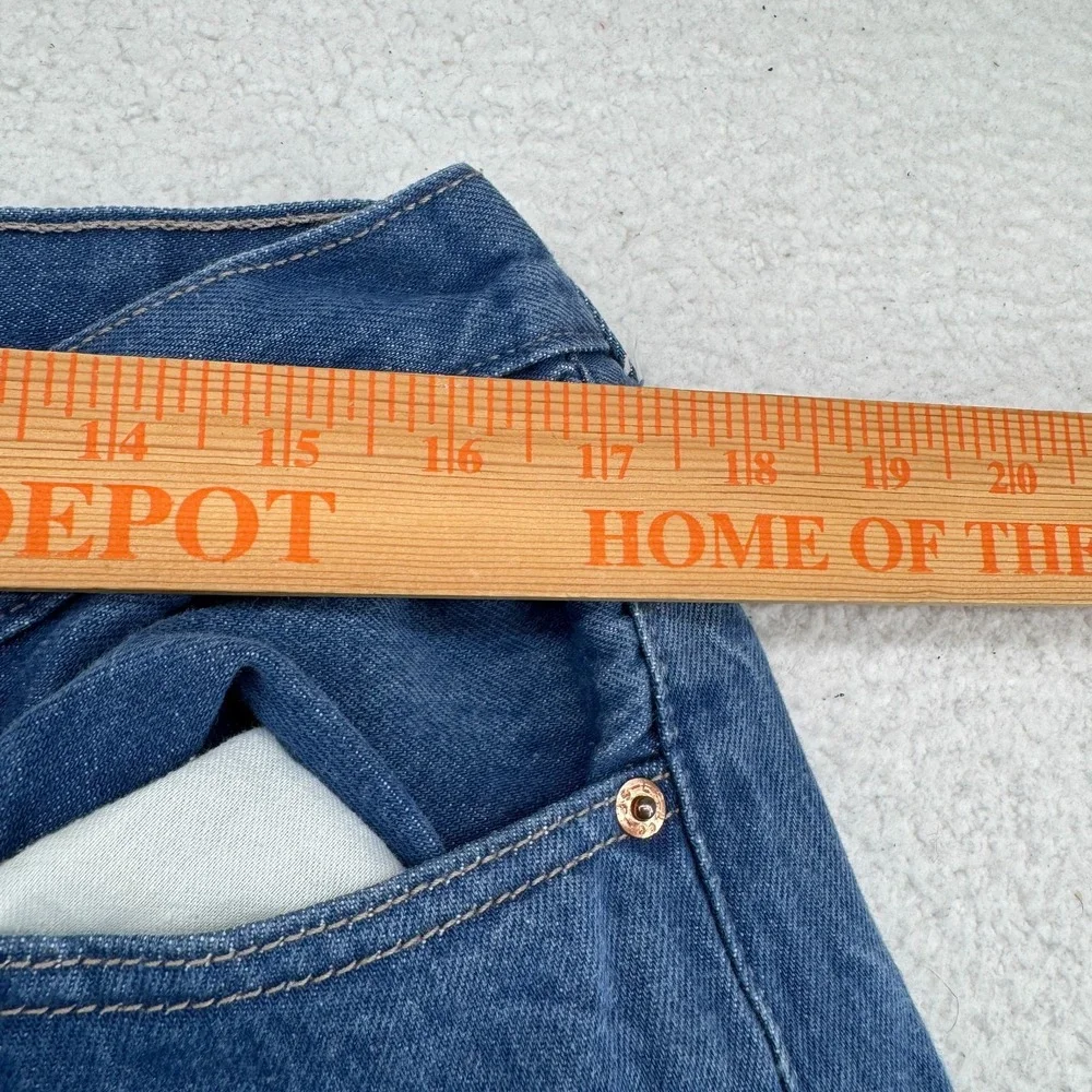 Y2K Levis 501XX Jeans Mens 36x30 (Fit 34x24) Chopped Blue Medium Wash Button Fly